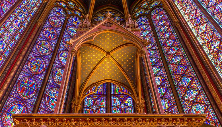 Espléndida Sainte Chapelle en París