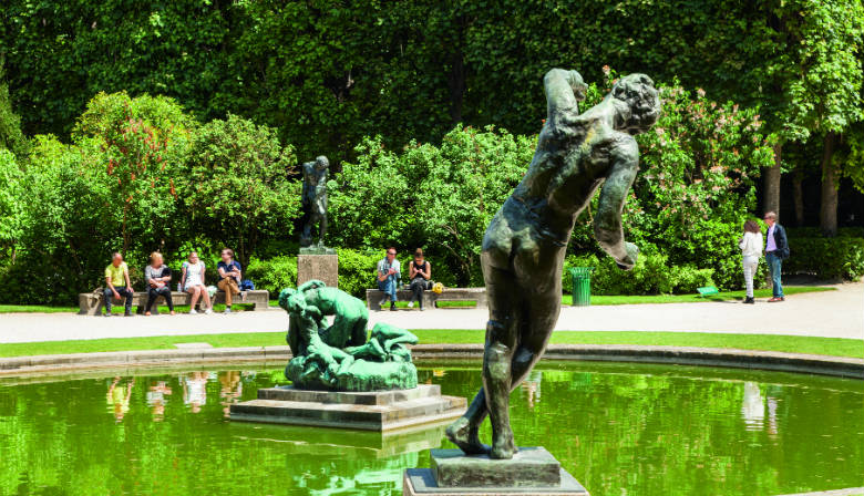 Fontaine dans le jardin du Musée Rodin