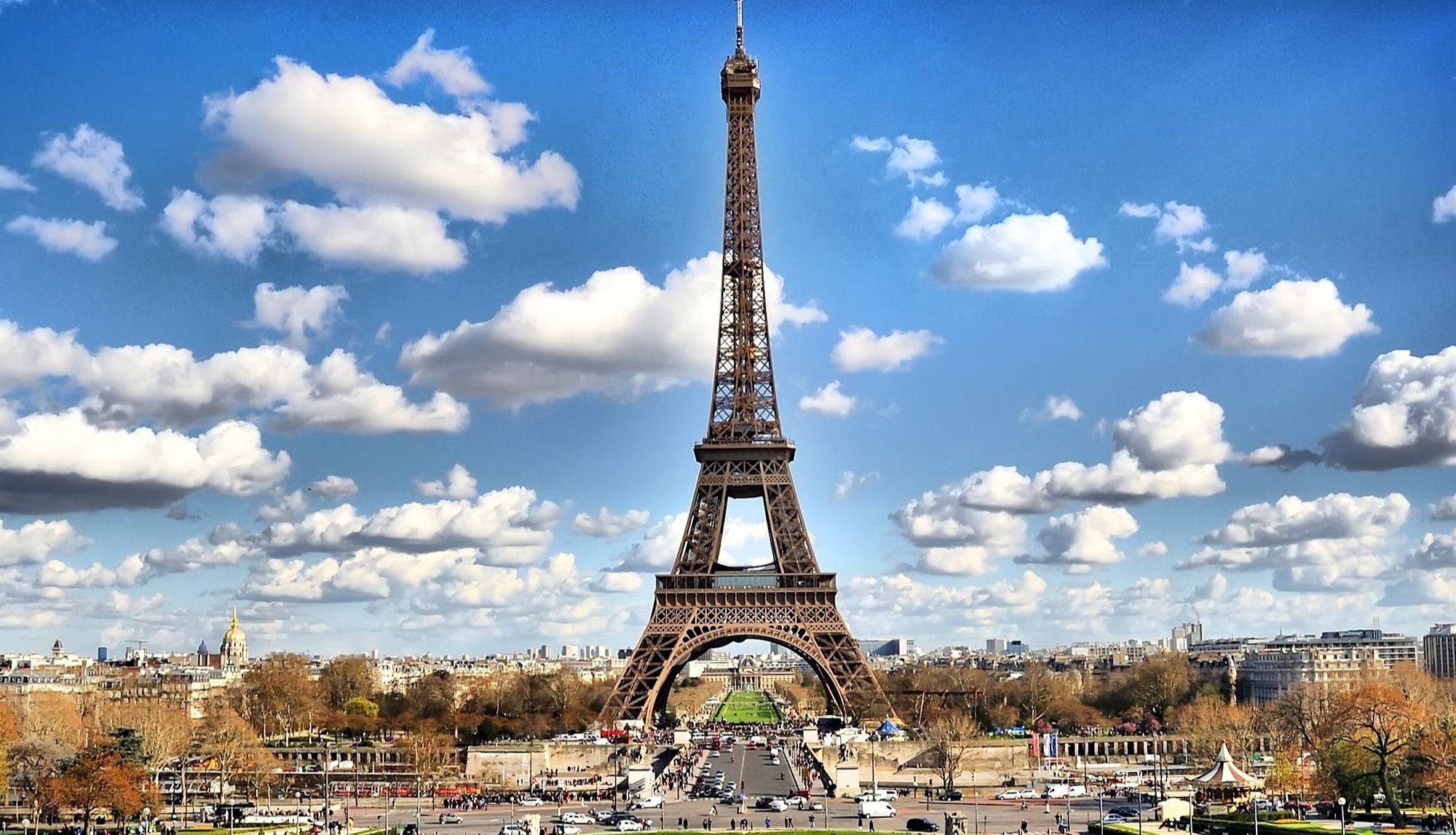 Front of the Eiffel Tower