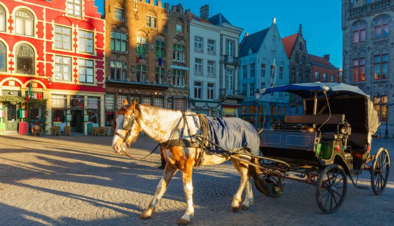 Carriage ride in the center of Bruges
