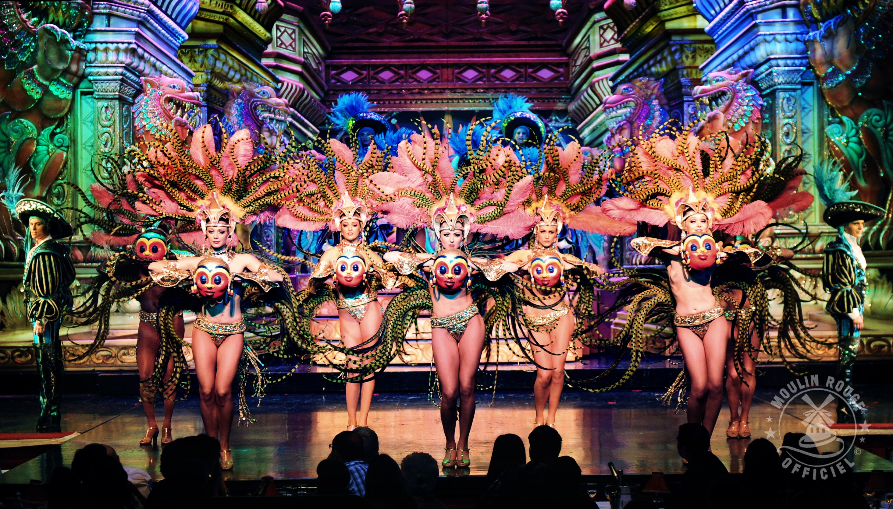 Die Ausstellung des Moulin Rouge in Paris