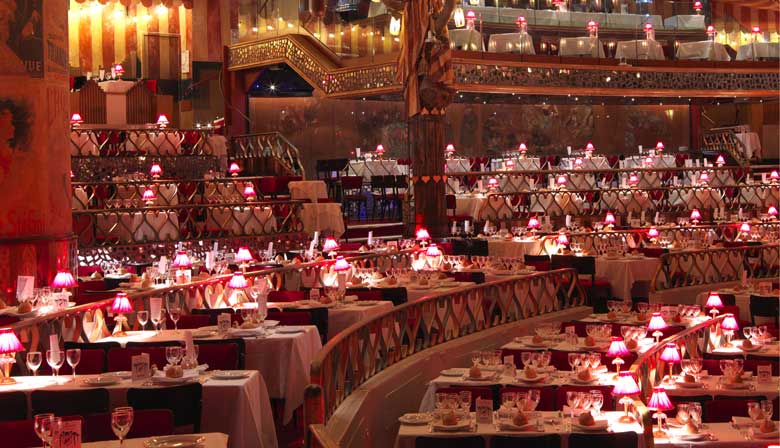 Theater of the Moulin Rouge cabaret