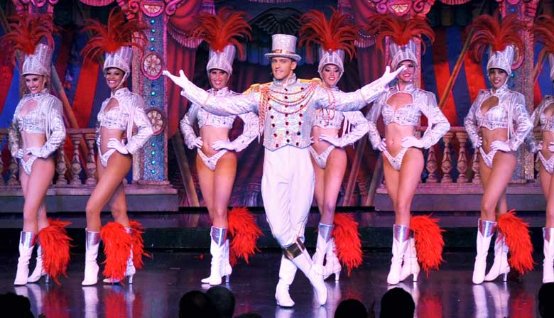 Circus Scenery of the Moulin Rouge show