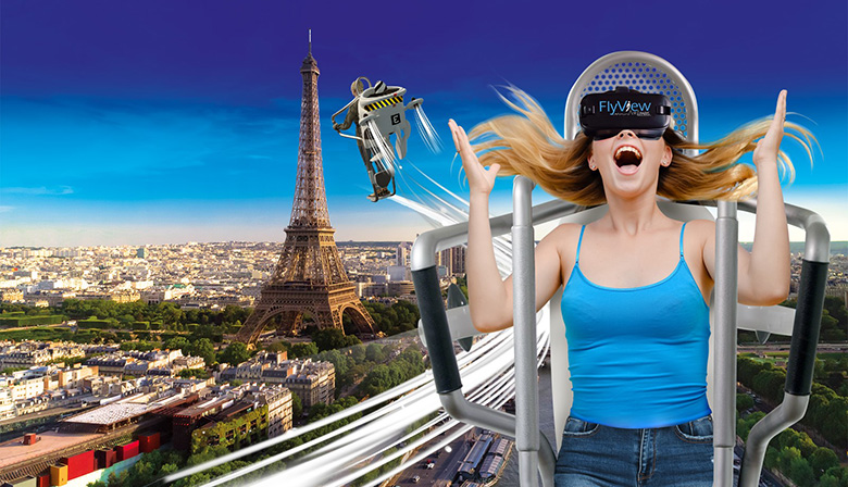 Tour Eiffel avec flyview