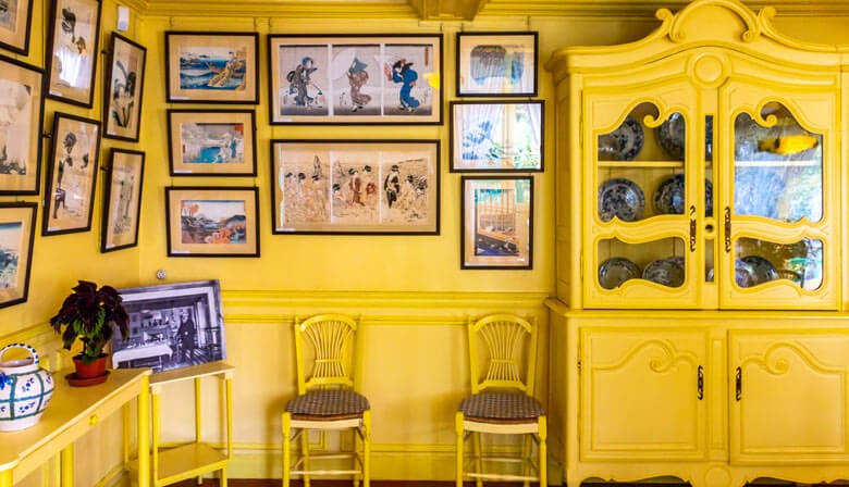 Salle à manger - maison de Claude Monet à Giverny
