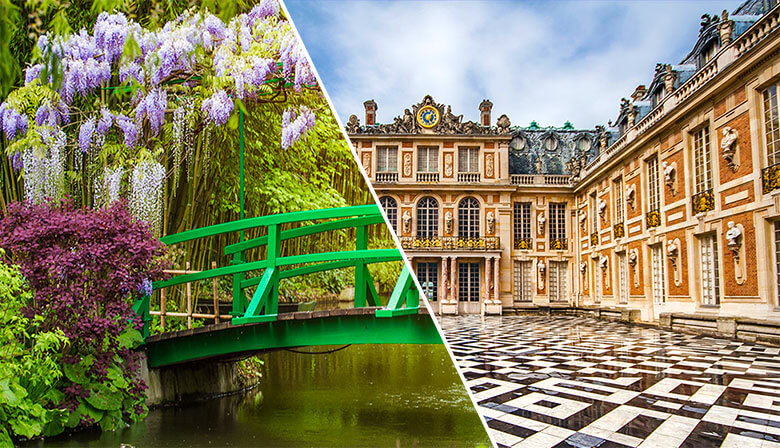 Visite guidée des jardins de Monet et Versailles