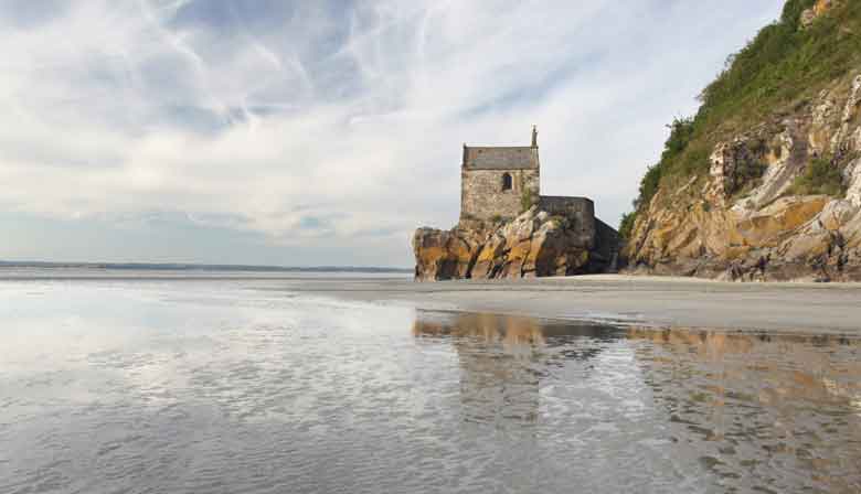 Almuerzo durante una visita del Monte Saint Michel