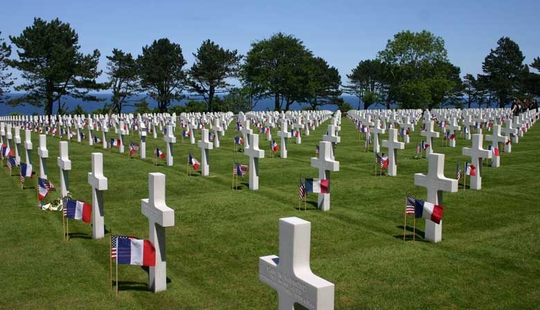 Cementerio Americano Saint-Laurent en Normandía