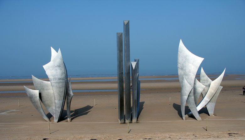 Visit of Omaha Beach in Normandy