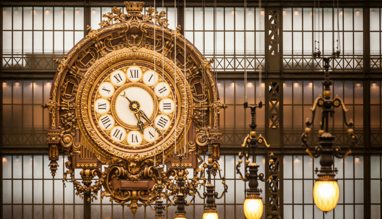 Relógio no Museu Orsay