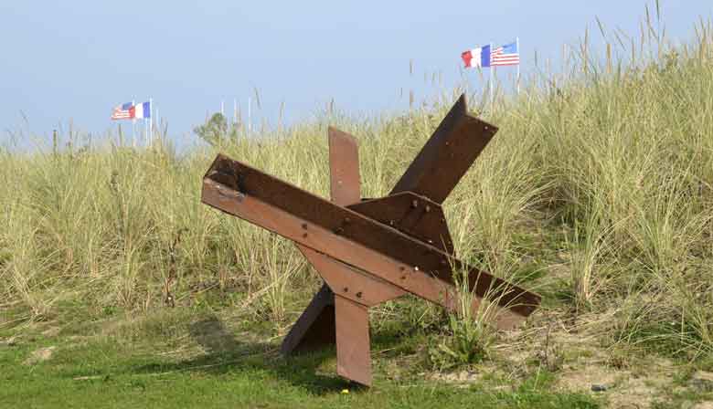 Mémoires de la seconde guerre mondiale sur les plages du débarquement de Normandie