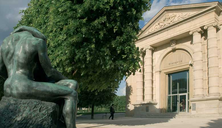 The Orangerie museum in the Tuileries garden