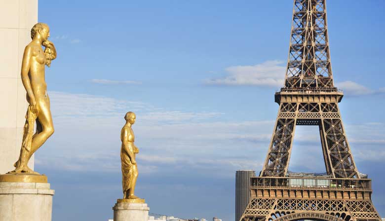 Stadtrundfahrt und Blick auf den Eiffelturm