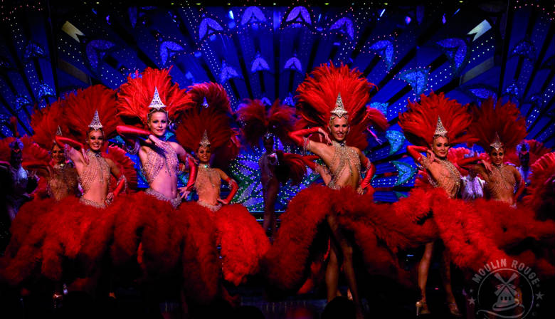 Spectacle du Moulin Rouge à 21h avec transport retour