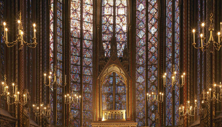 Stained glass windows of the Sainte Chapelle