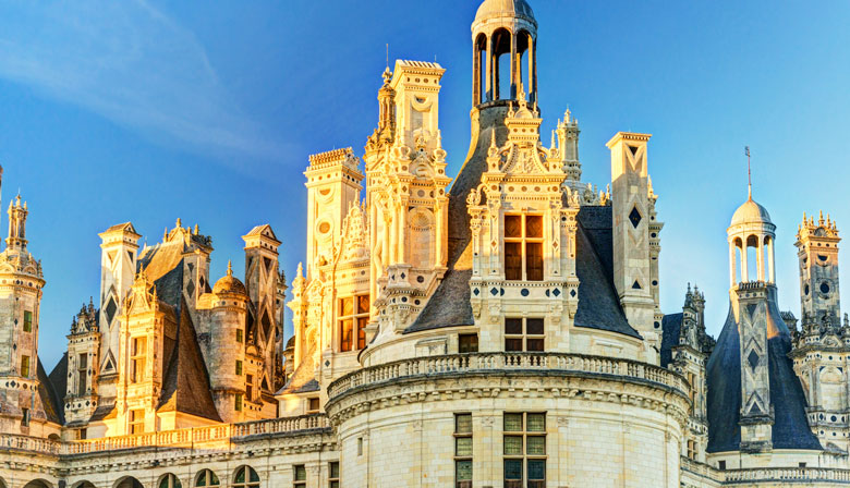 Das Dach des Chateau de Chambord