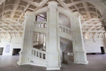 château de chambord escalier