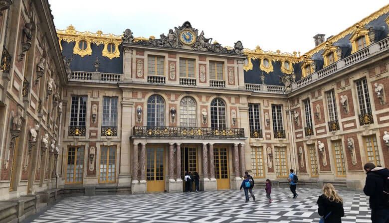 Entrance to the Palace of Versailles