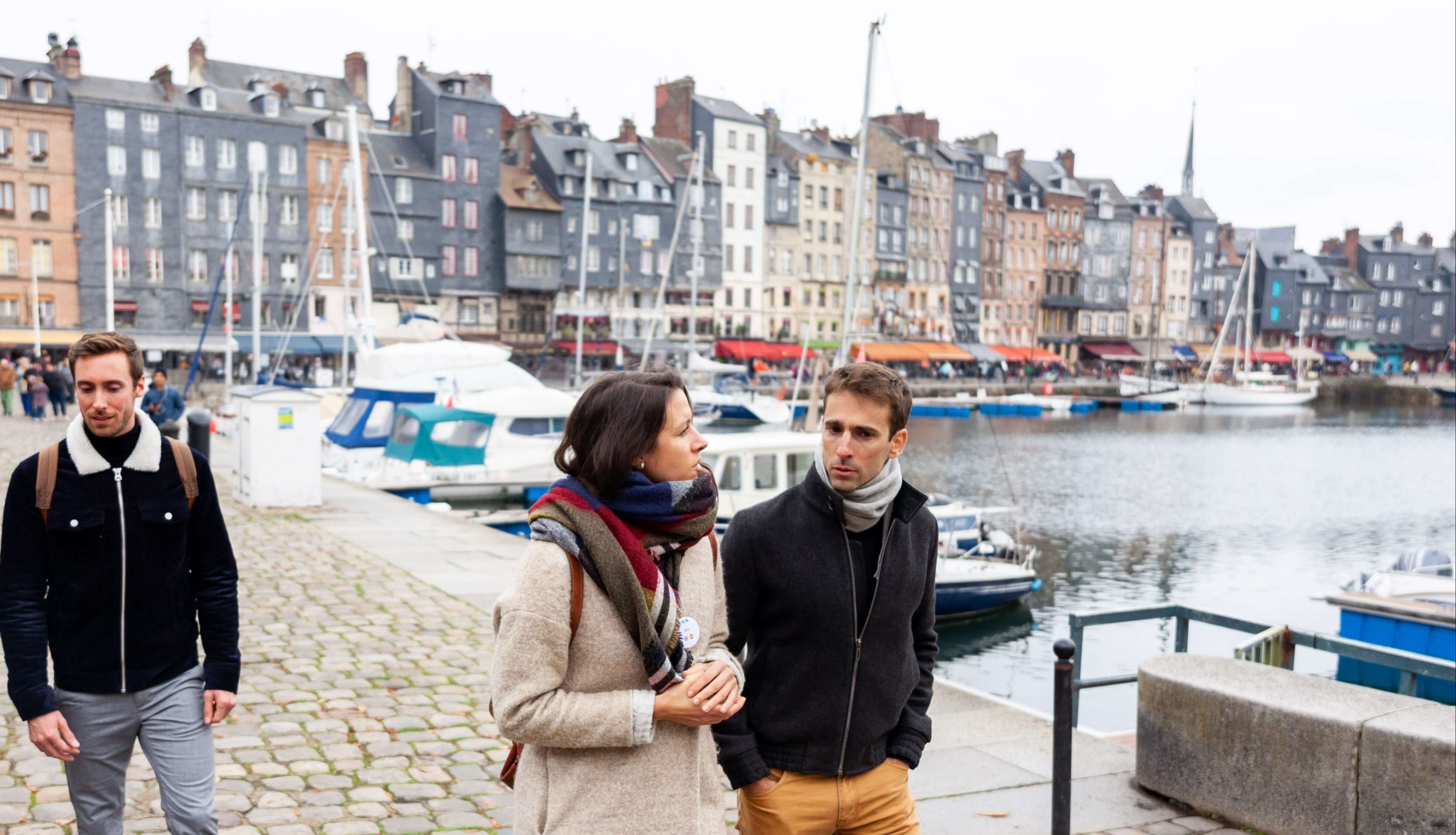 The village of Honfleur and its lovely harbour