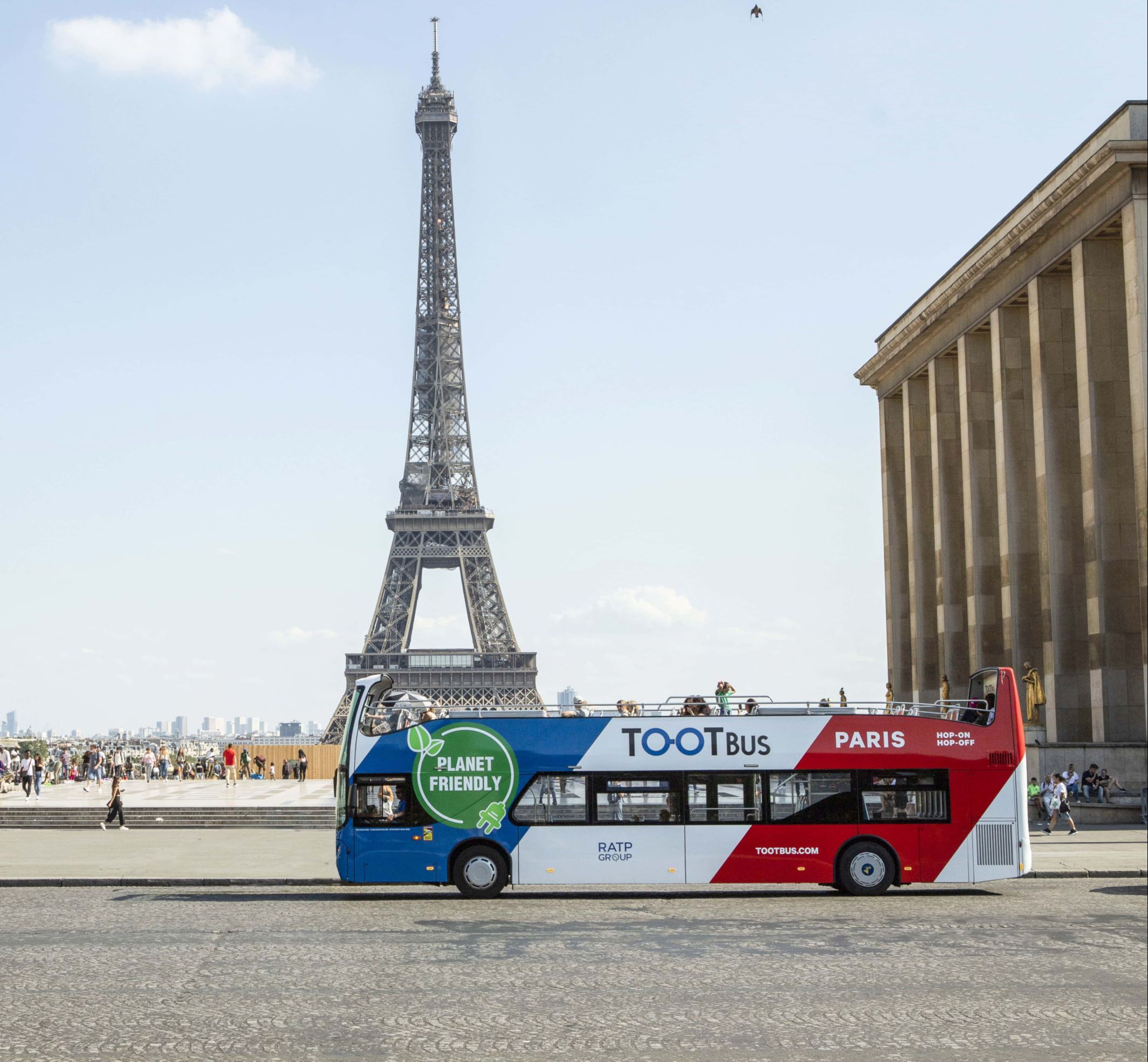 Paris Tootbus Discovery Hop-On Hop-Off Bus Tour