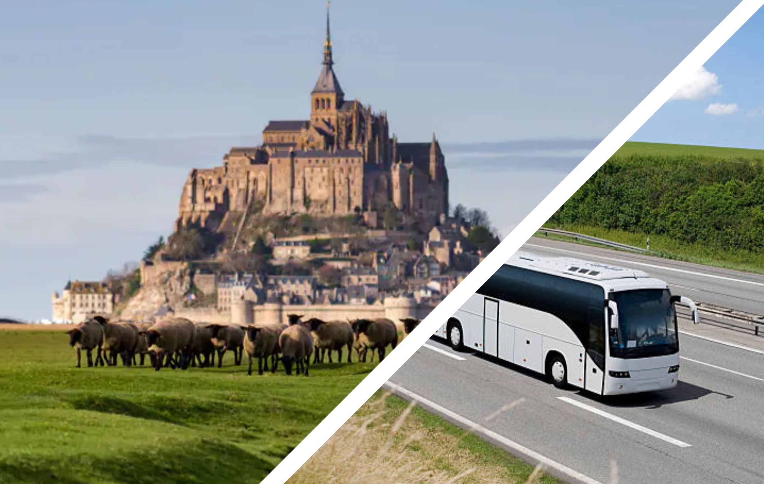 Audio Guided Tour to Mont Saint-Michel from Paris with transportation