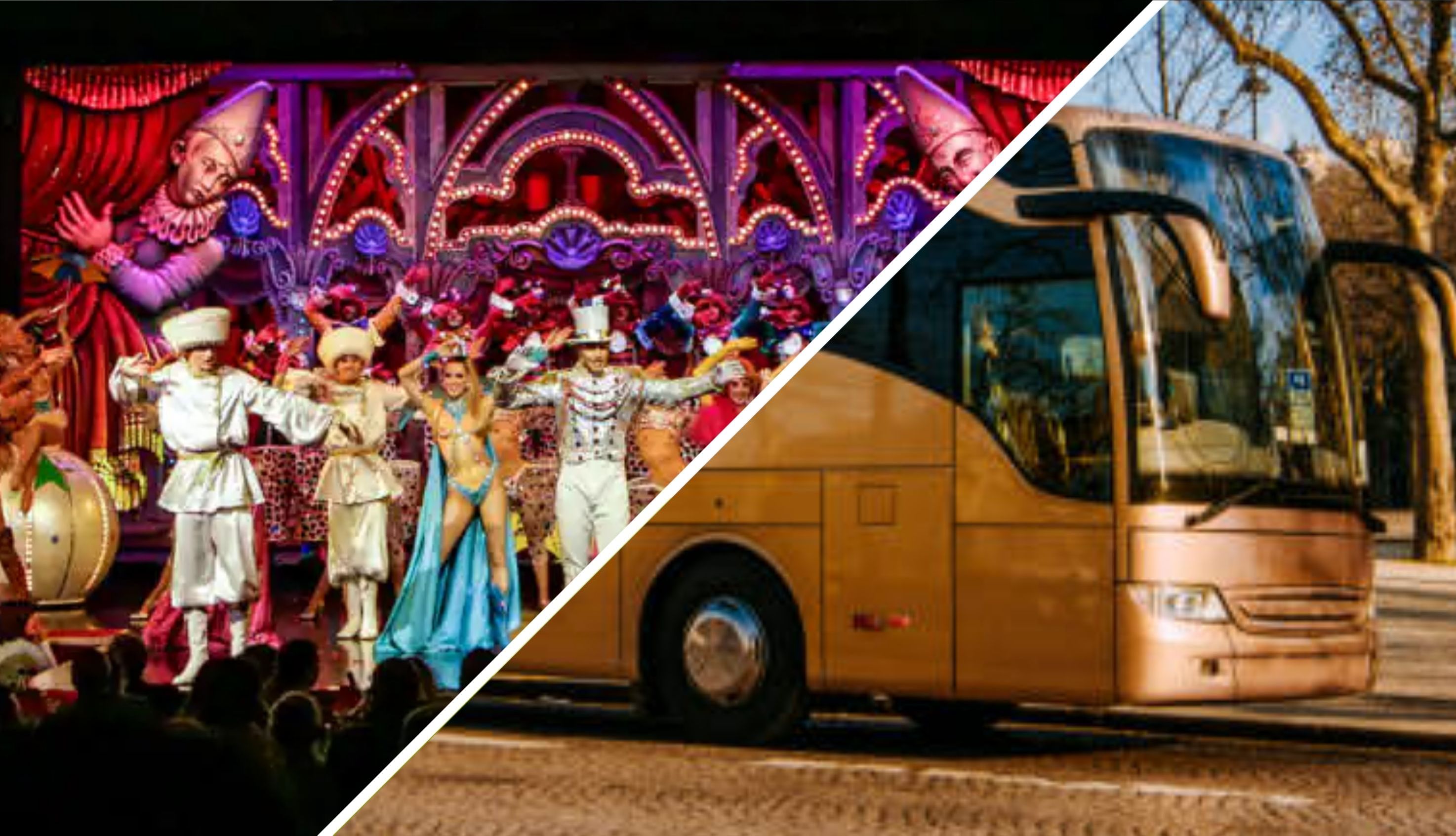 Dîner et Spectacle du Moulin Rouge, transport inclus