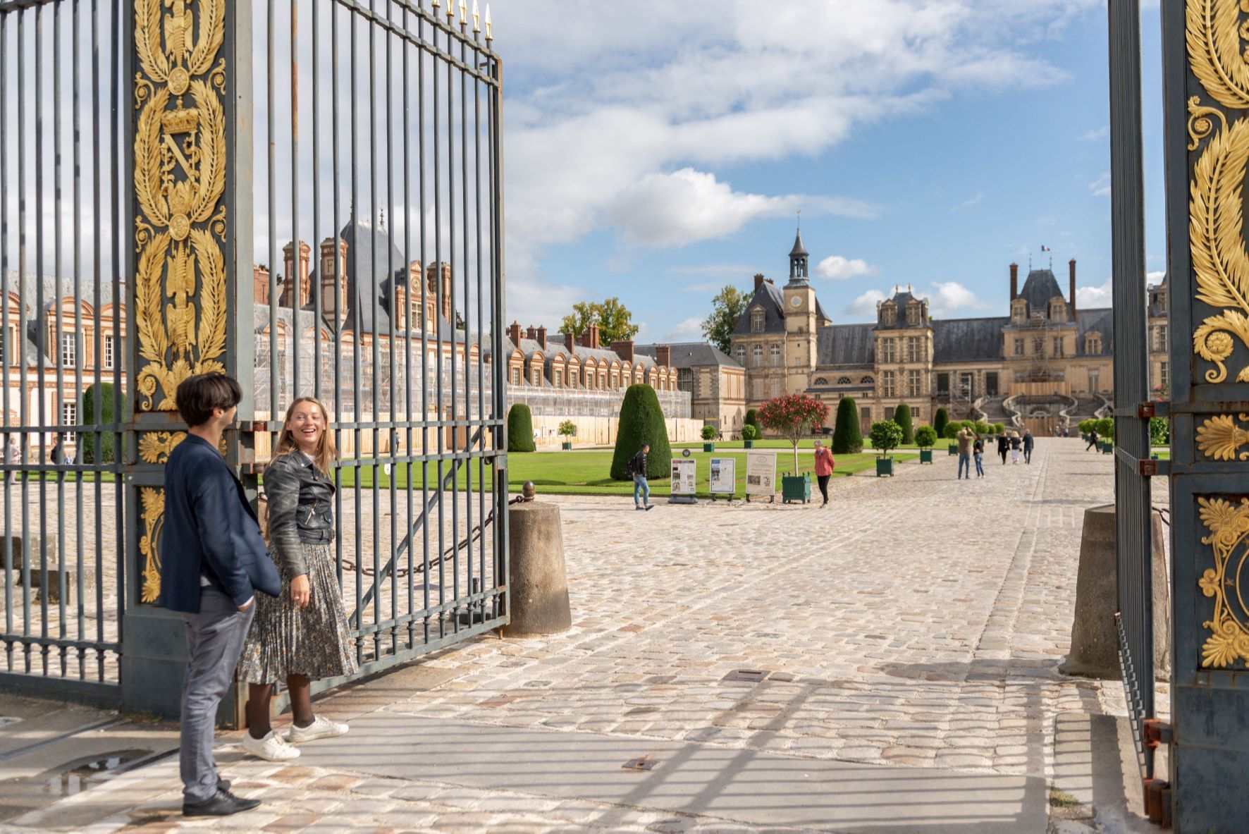 Visita del castillo de Fontainebleau en libertad