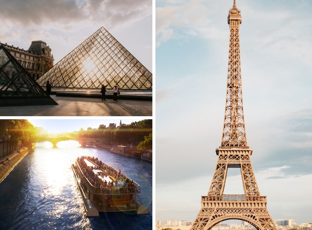 Accompagnement au musée du Louvre et à la Tour Eiffel avec accès réservé et billet de croisière