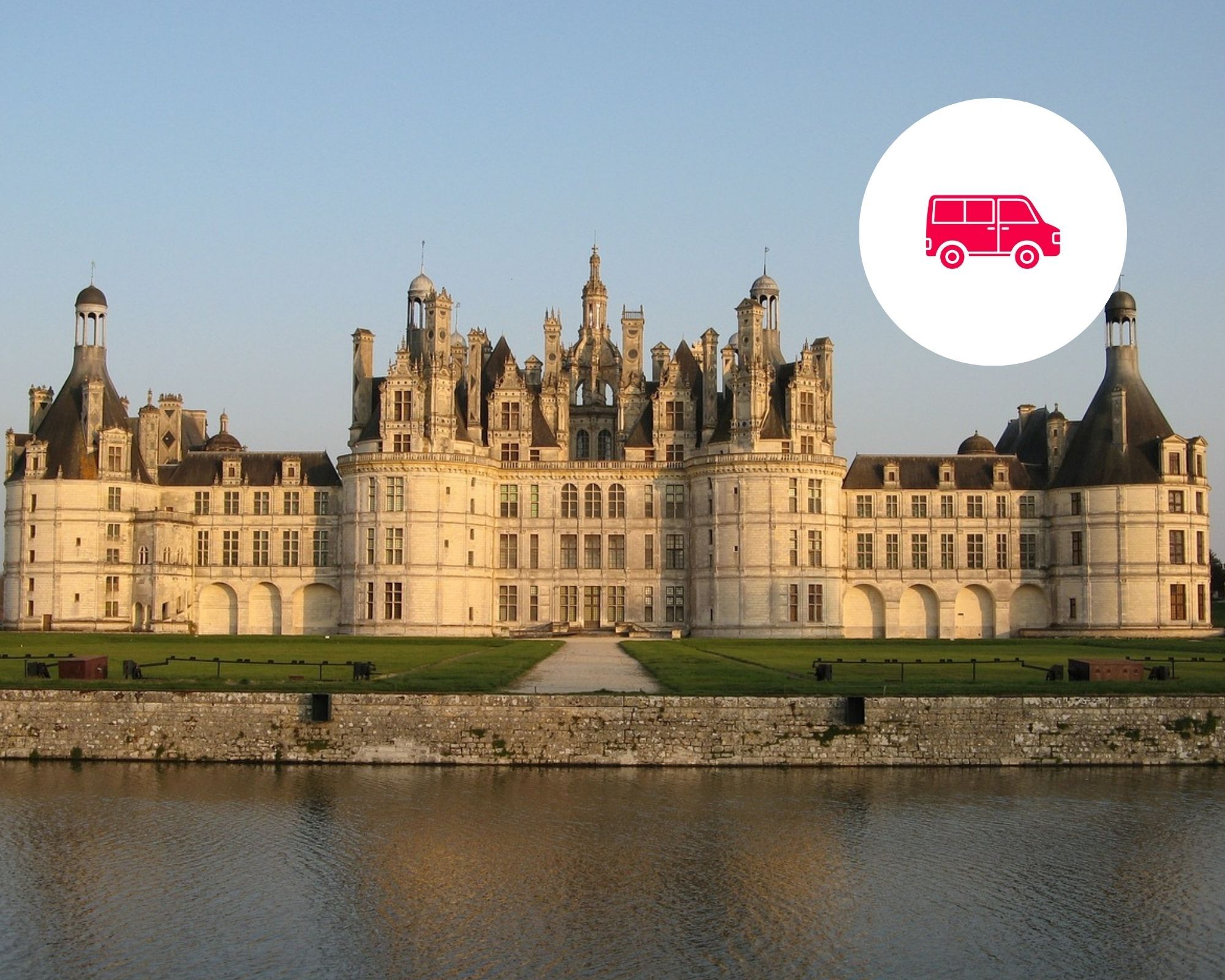 Castle of Chambord and its beautiful architecture