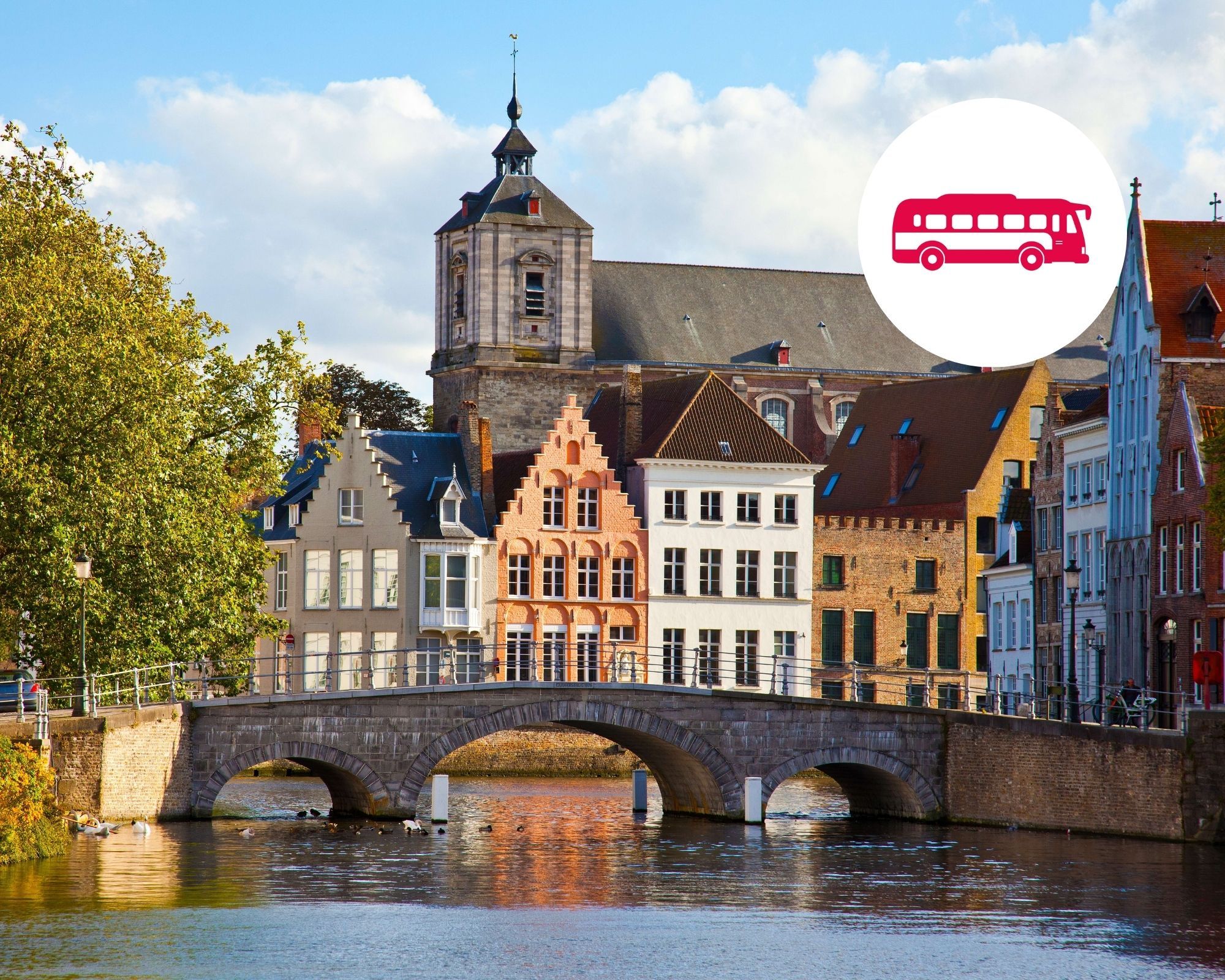 Explore the village of Bruges in Belgium