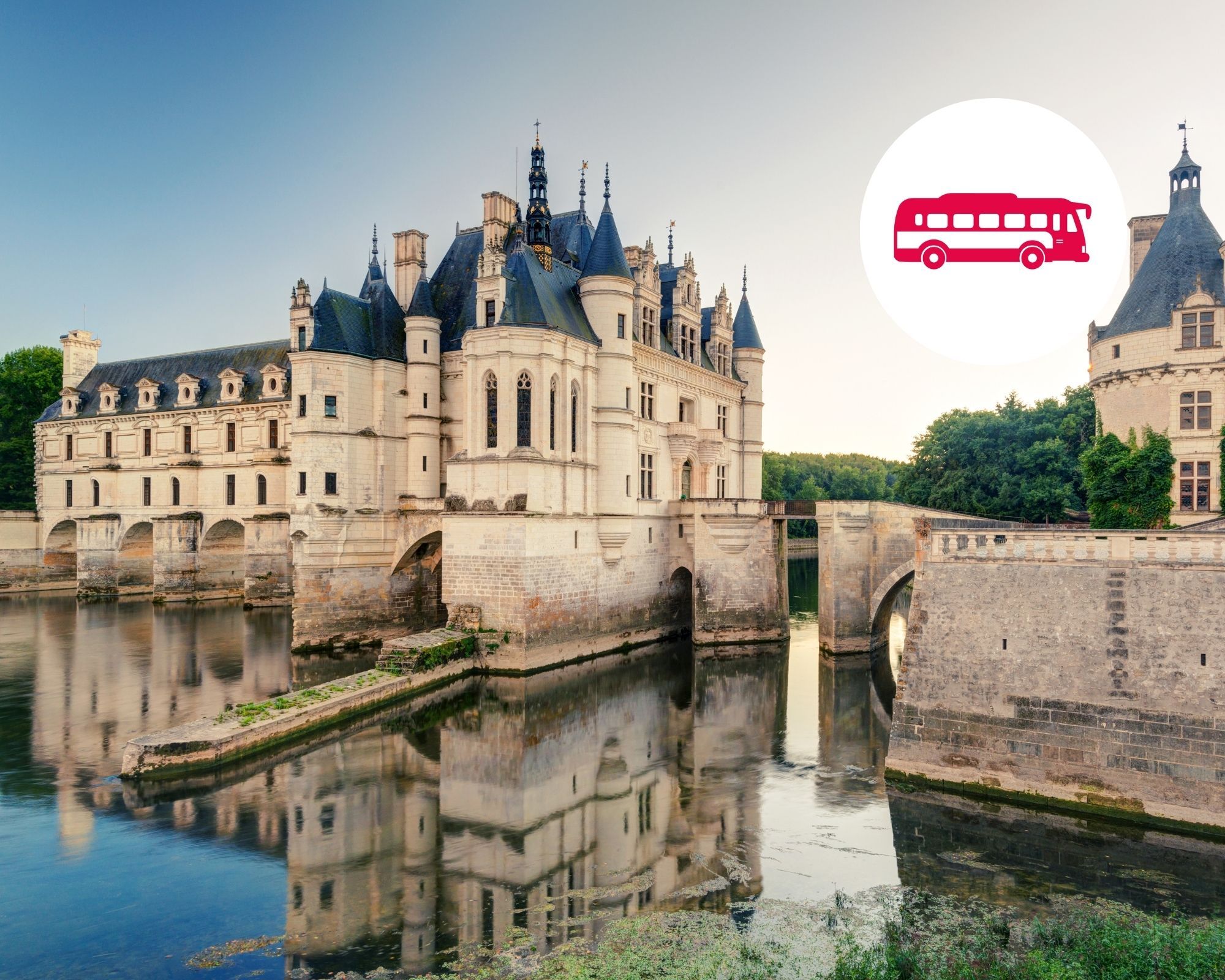All day trip guided tour of the Loire Valley Castles with transportation from Paris