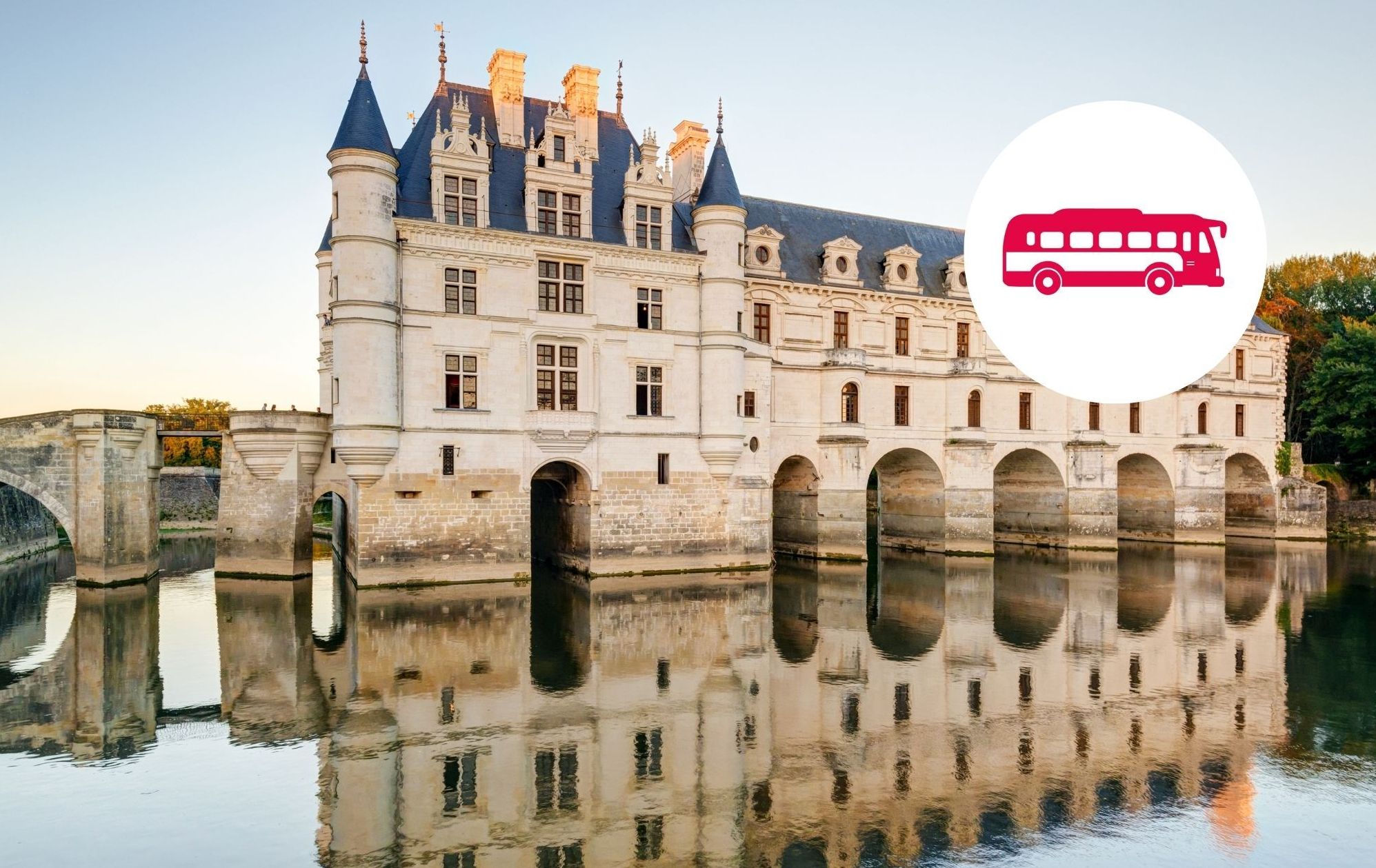 Visite des châteaux de la Loire au départ de Paris (transport inclus)