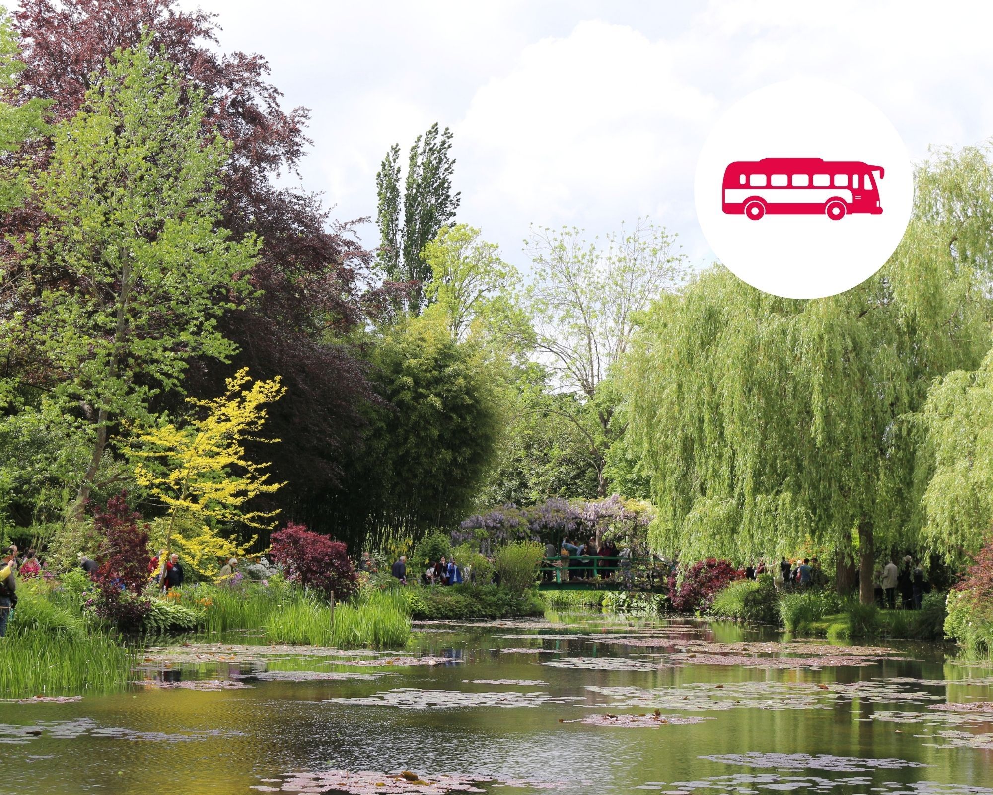 Gardens of Claude Monet's house in Giverny