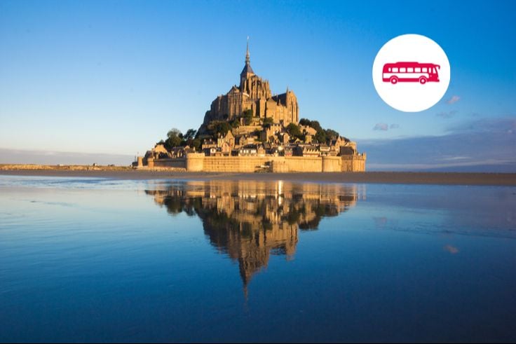 Visite o Mont Saint Michel, classificado como patrimônio mundial pela UNESCO
