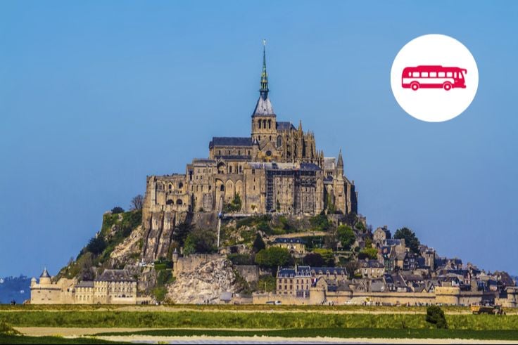 3 Day Guided Trip to Normandy, Mont Saint-Michel, Loire Valley Chateaux from Paris, with transport