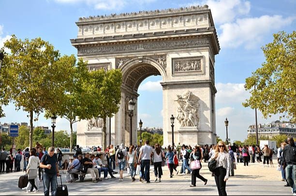 Entrada para el Arco de Triunfo de París