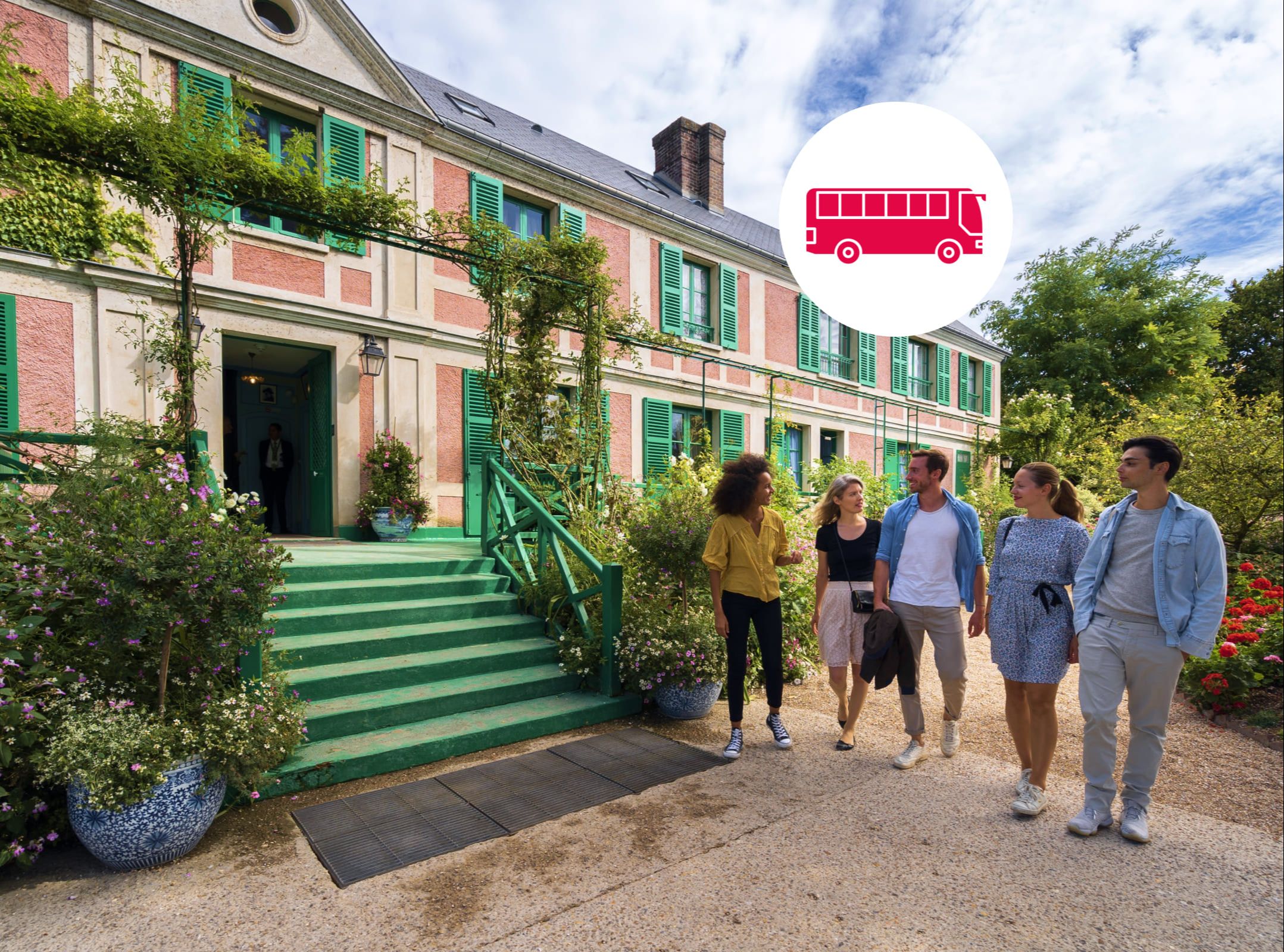Half Day Trip Guided Tour of Giverny Monet's Gardens from Paris with transportation