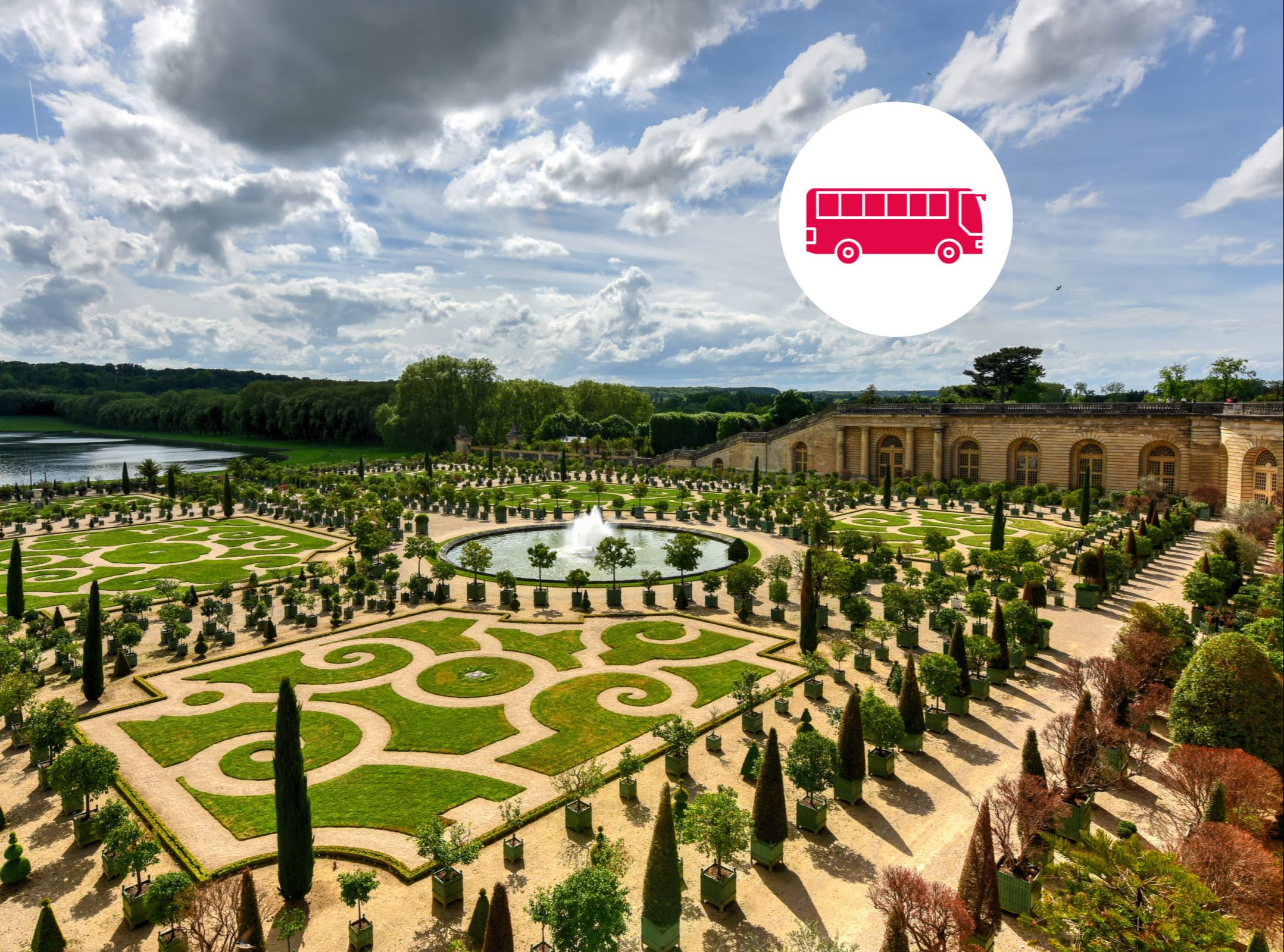Jardins do Palácio de Versalhes salto de fila bilhete sem fila