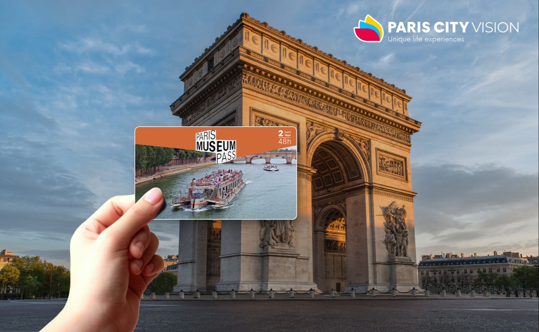 2 Day Paris Museum Pass + Seine River Cruise