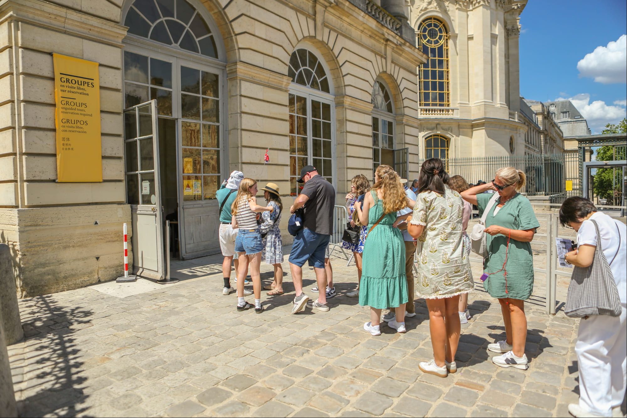 Entrada do palácio de Versailles para uma visita guiada salto de fila bilhete sem fila