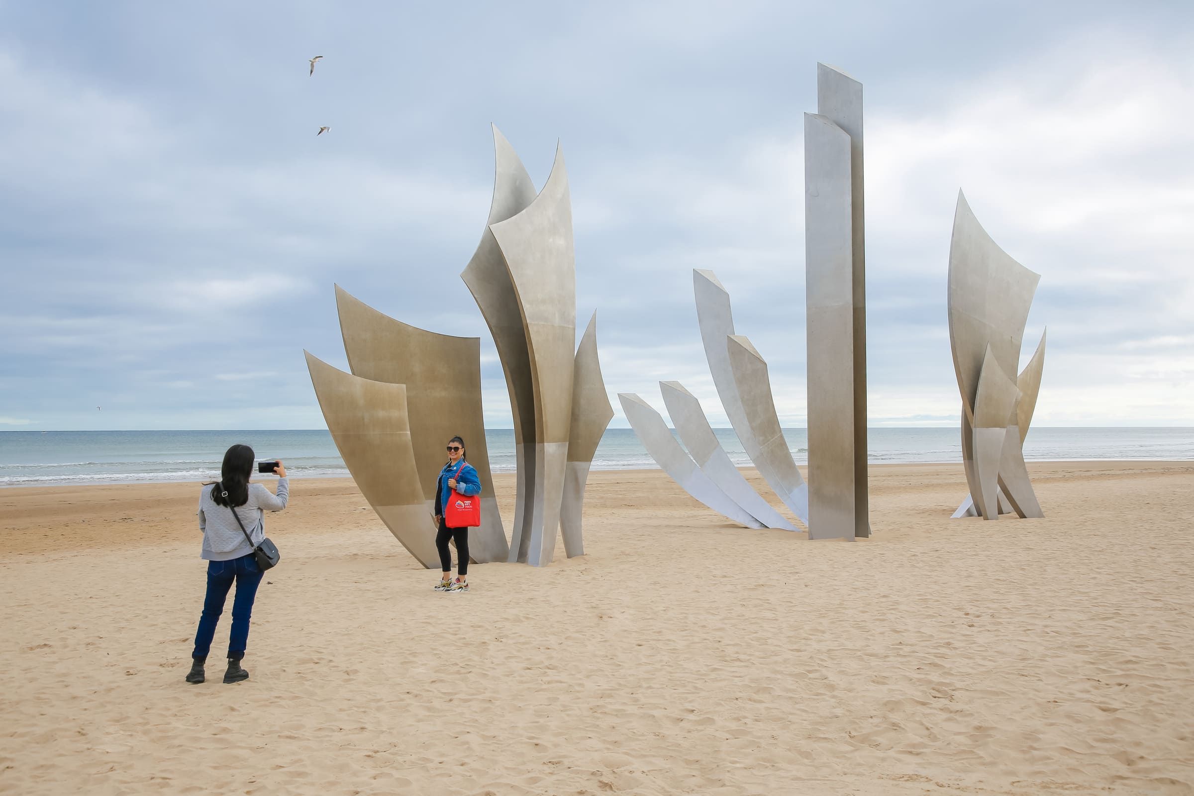Cimetière américain sur les plages de Normandie