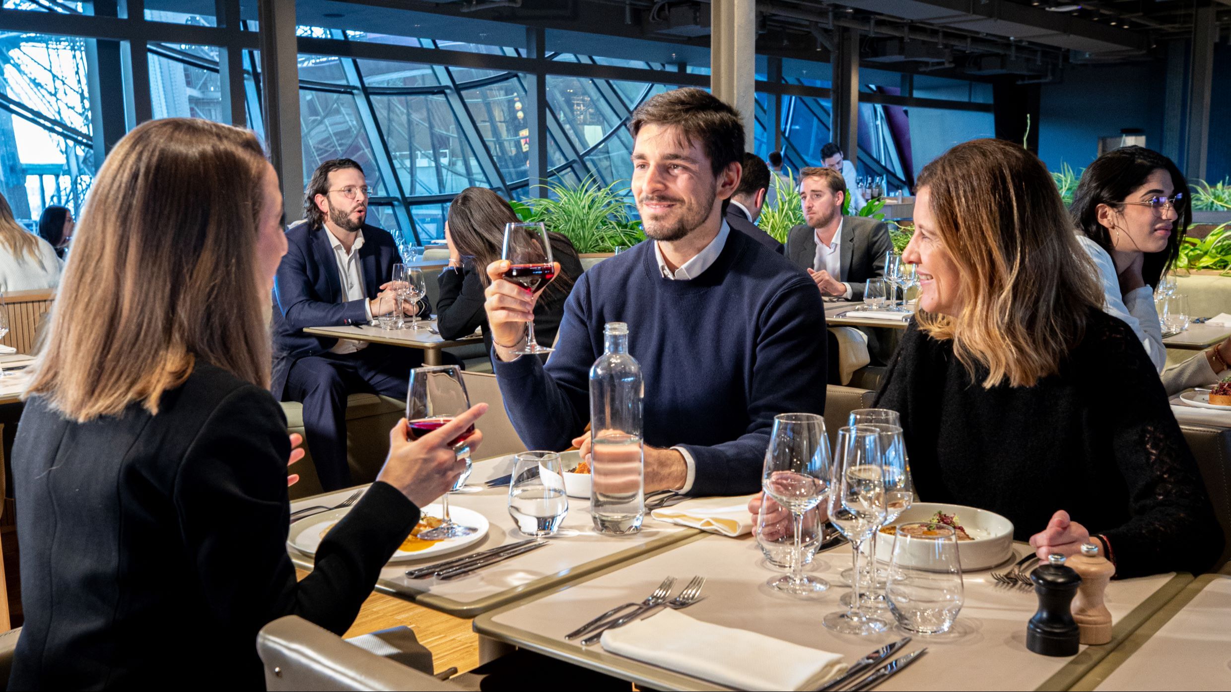 トロカデロからのエッフェル塔の眺め